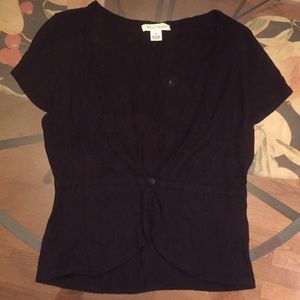 White House/ Black market black button sweater